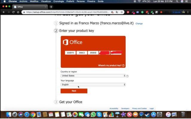 فعال سازی Office Home and Business 2016 Mac (مک بوک) با لایسنس اورجینال