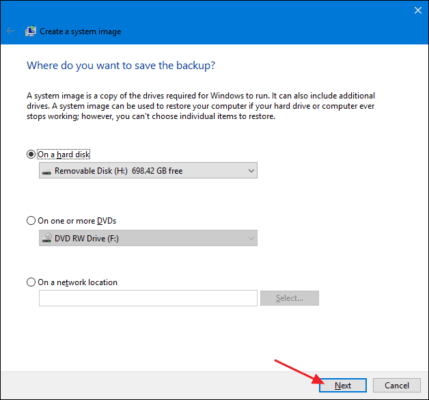 آموزش بکاپ گیری ویندوز 10