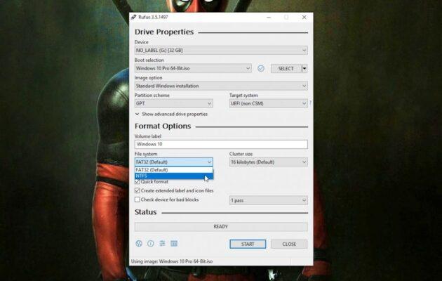 آموزش نصب ویندوز با Rufus