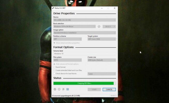 آموزش نصب ویندوز با Rufus