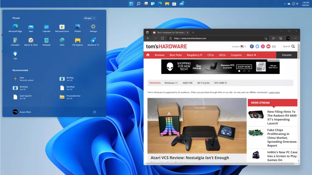 آموزش انتقال Taskbar ویندوز 11 به بالای صفحه