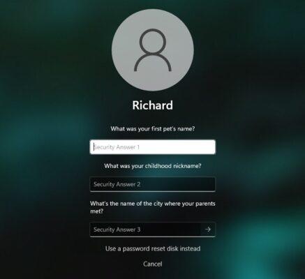 آموزش تغییر رمز ورود در ویندوز 11 مایکروسافت