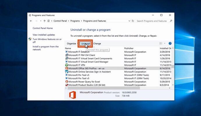 نحوه صحیح آنیستال کامل آفیس در ویندوز