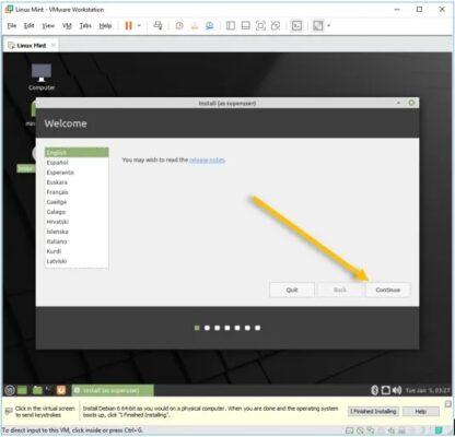 آموزش نصب لینوکس در VMware (ماشین مجازی ویندوز)