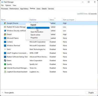 آموزش حل مشکل کند بودن ویندوز 11