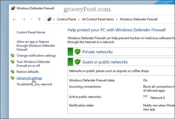 قطع دسترسی برنامه به اینترنت در ویندوز ۱۰ و ۱۱