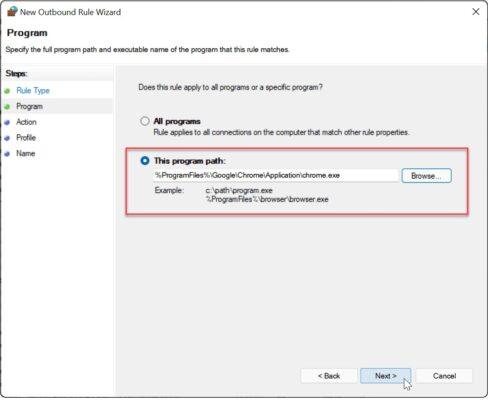 قطع دسترسی برنامه به اینترنت در ویندوز ۱۰ و ۱۱