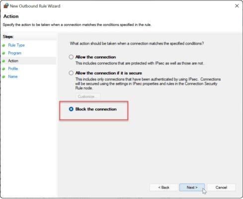 قطع دسترسی برنامه به اینترنت در ویندوز ۱۰ و ۱۱