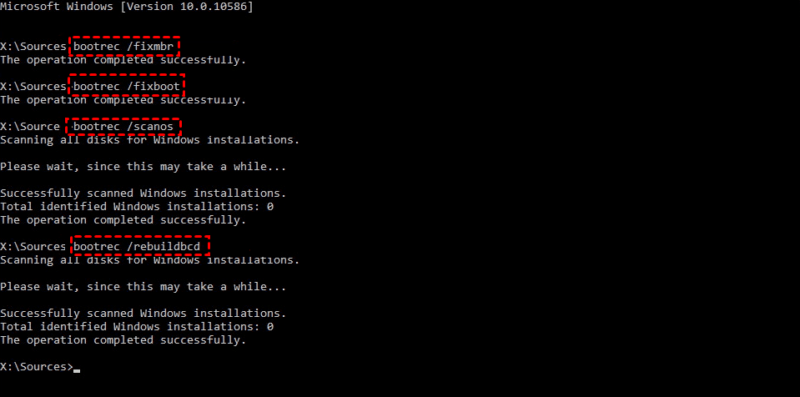 حل مشکل ارور ریکاوری ویندوز 10/11