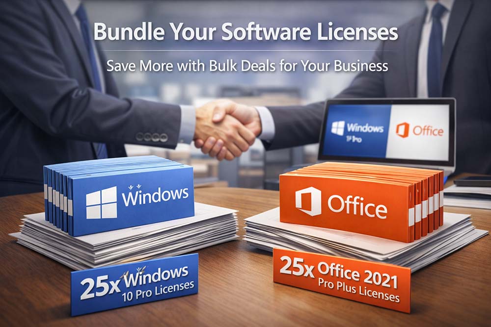 بسته های تجاری لایسنس ویندوز و آفیس مایکروسافت